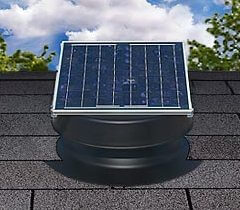 Natural Light Solar Roof and Attic Fan by Affordable Roofing