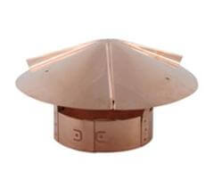 Round Custom Chimney Cap by Affordable Roofing