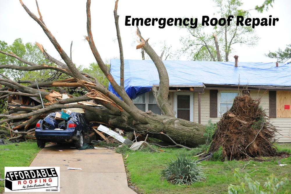 Follow these tips to temporarily fix your roof in case of an emergency