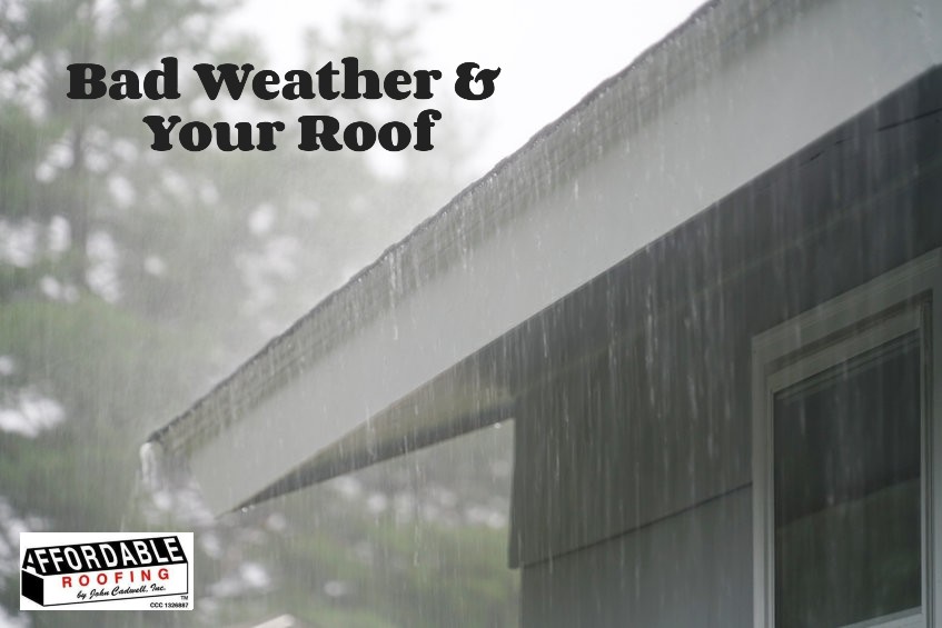 Be sure you have a quality roof in order to protect your home and family from weather damage