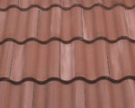 Spanish Clay w/White Antique Entegra Estate Curved Tile Spanish Clay with White Antique by Affordable Roofing