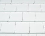 White Slurry Smooth Entegra Plantation Flat Tile White Slurry by Affordable Roofing