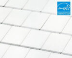 White Boral Saxony Flat Tile White by Affordable Roofing