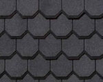 Black Pearl Certainteed Scalloped Slate Black Pearl by Affordable Roofing