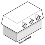 Affordable Roofing works on Mansard Roofs