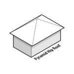 Affordable Roofing replaces or repairs Pyramid Hip Roofs